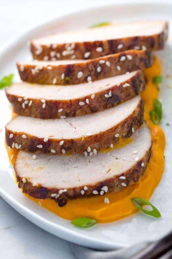 一盘带芝麻皮的里脊肉