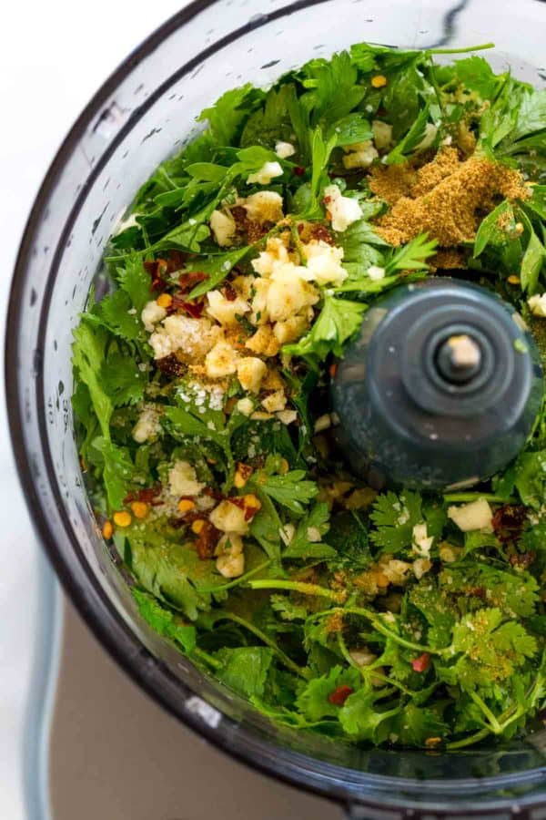 食品加工机中辣椒酱的配料