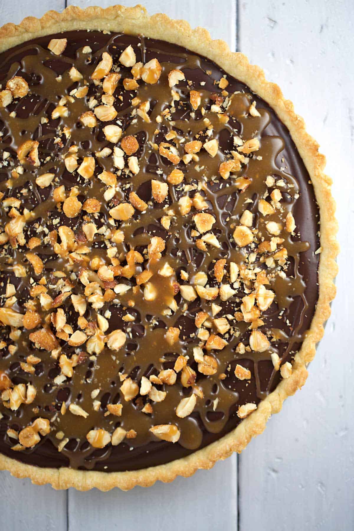 盐渍焦糖巧克力馅饼