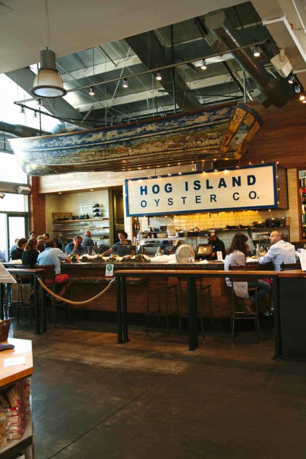 hog island oyster company at oxbow market