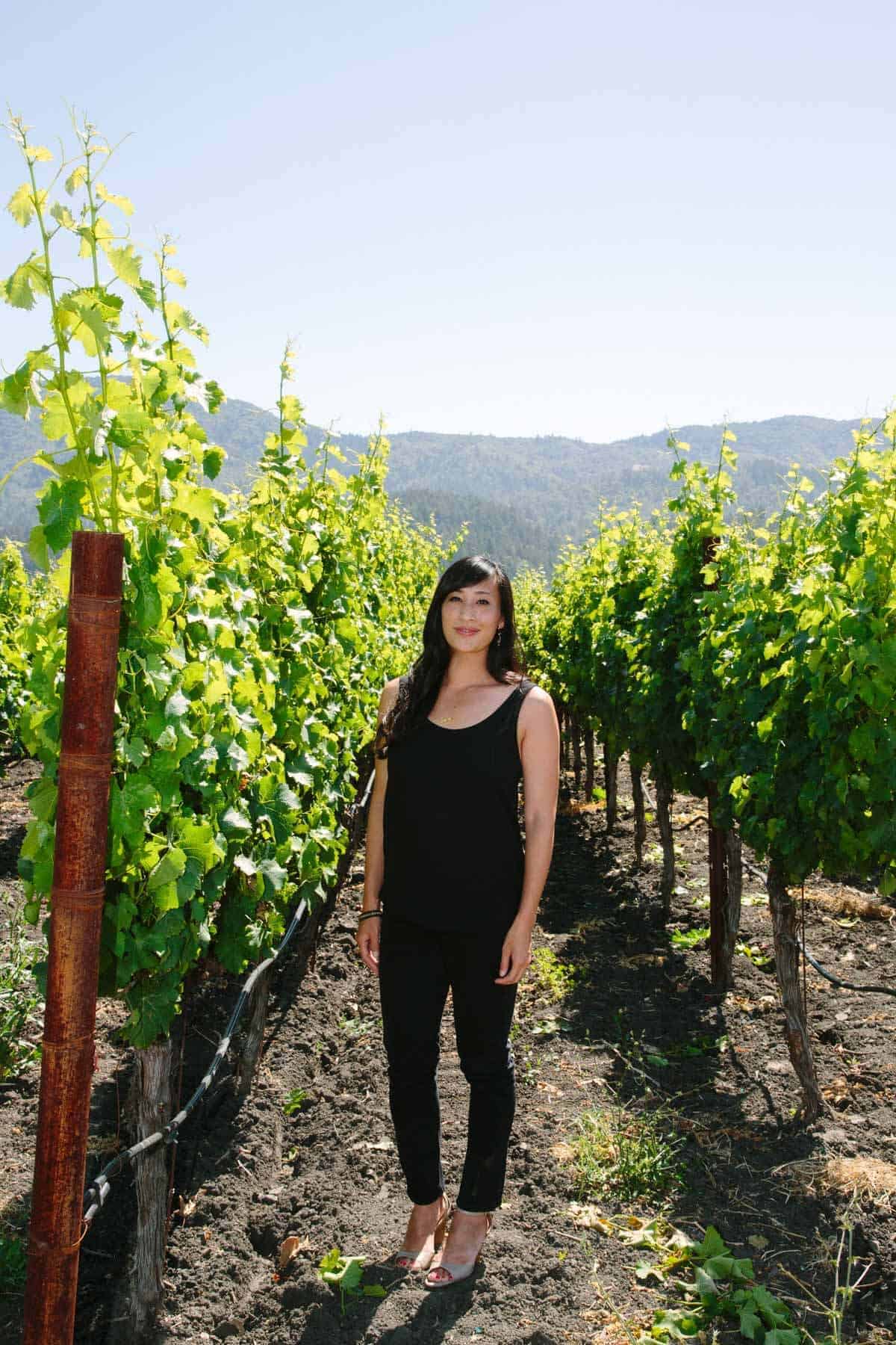 jessica in the vineyard