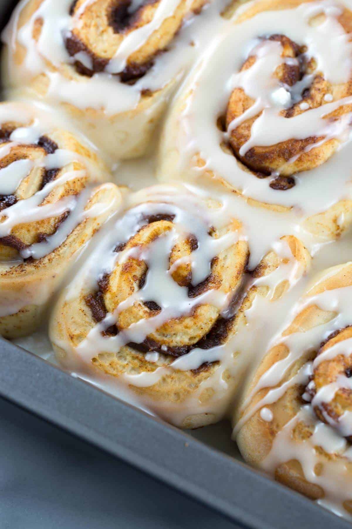 南瓜肉桂卷与枫釉