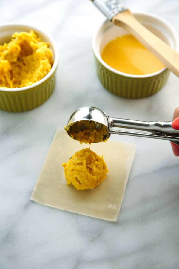 一步一步教你如何制作南瓜馄饨