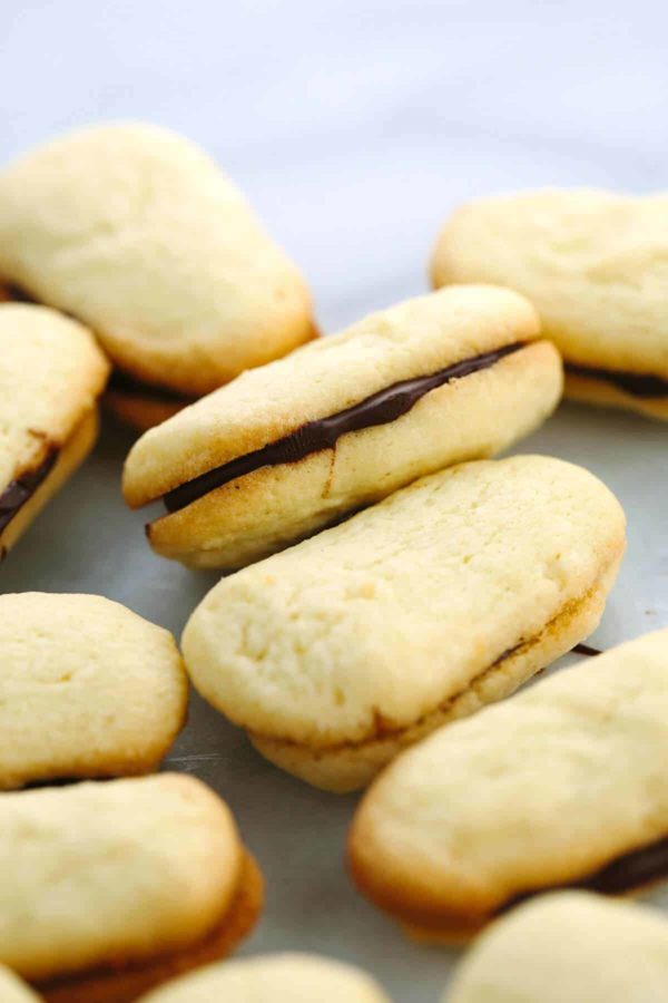 自制薄荷巧克力米兰饼干