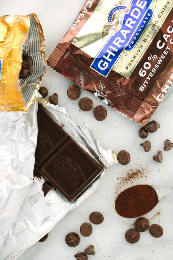 半甜,苦味甜和不加糖的巧克力