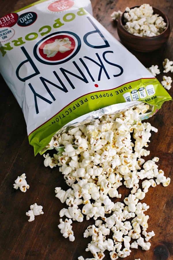 打开袋瘦爆米花