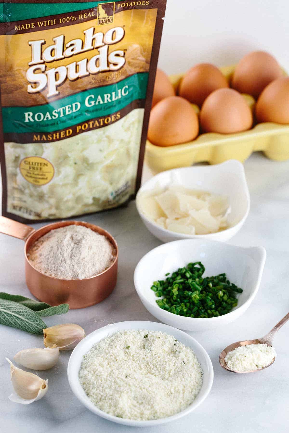 做土豆团子的材料