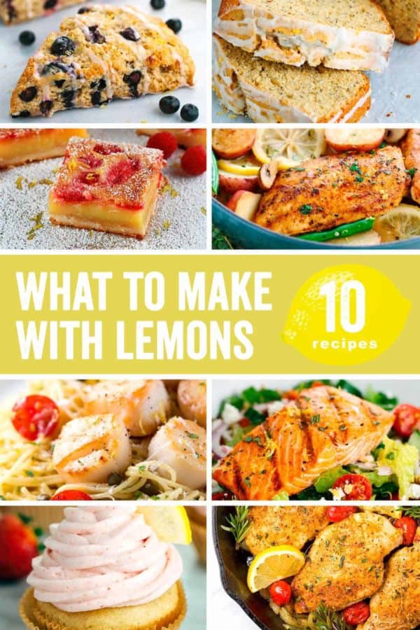 用柠檬制作什么 - 柠檬激发了咸味和甜蜜食谱的集合,具有这种浓黄色的水果。作为成分的亮度将使任何与味道流行的菜!|jessicagavin.com.