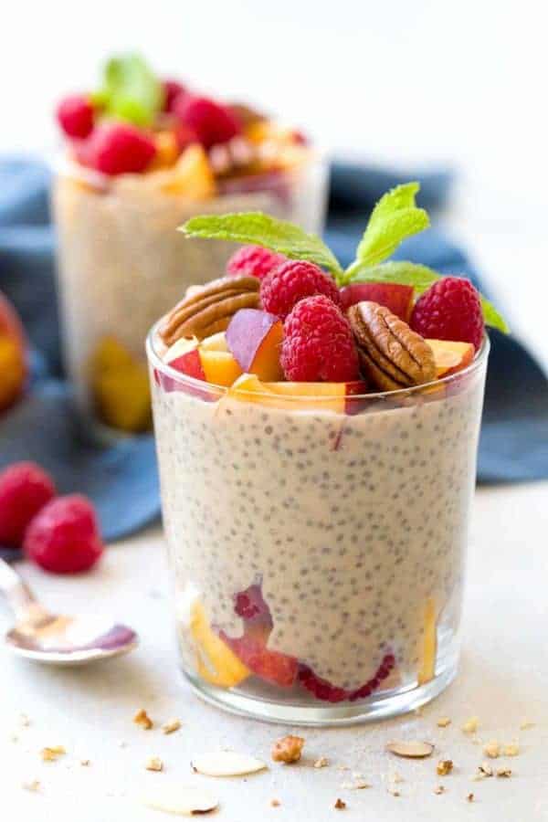 奇亚籽蛋白布丁点心