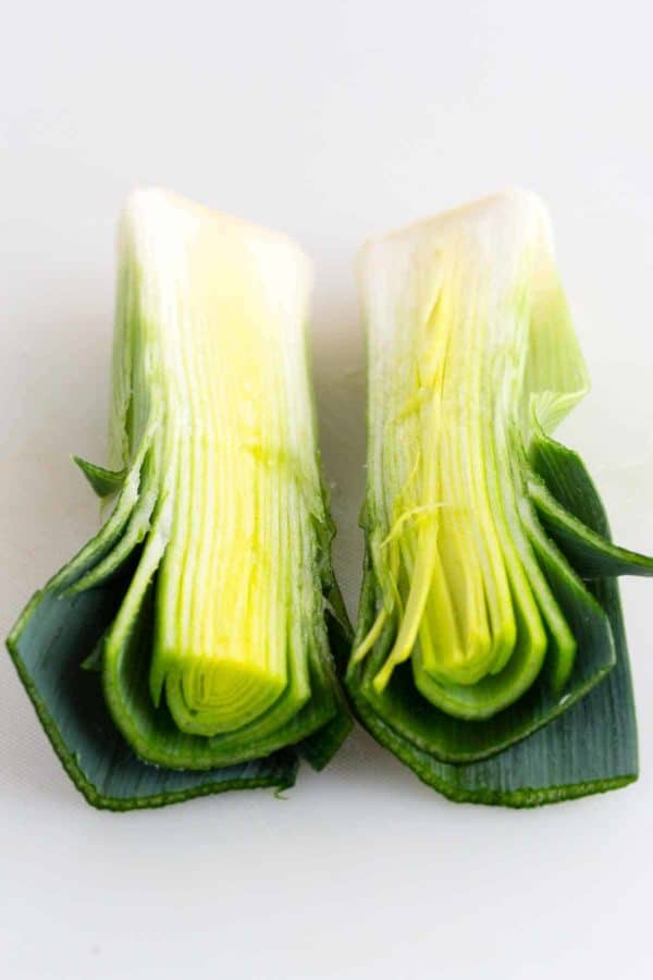 一只韭菜将中间分成两块