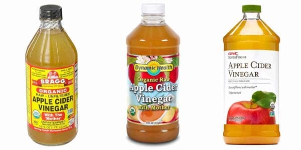 来自布拉格,动态健康和GNC的苹果醋的品牌