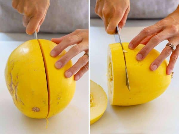 显示不同方式的两张照片削减意粉壁球