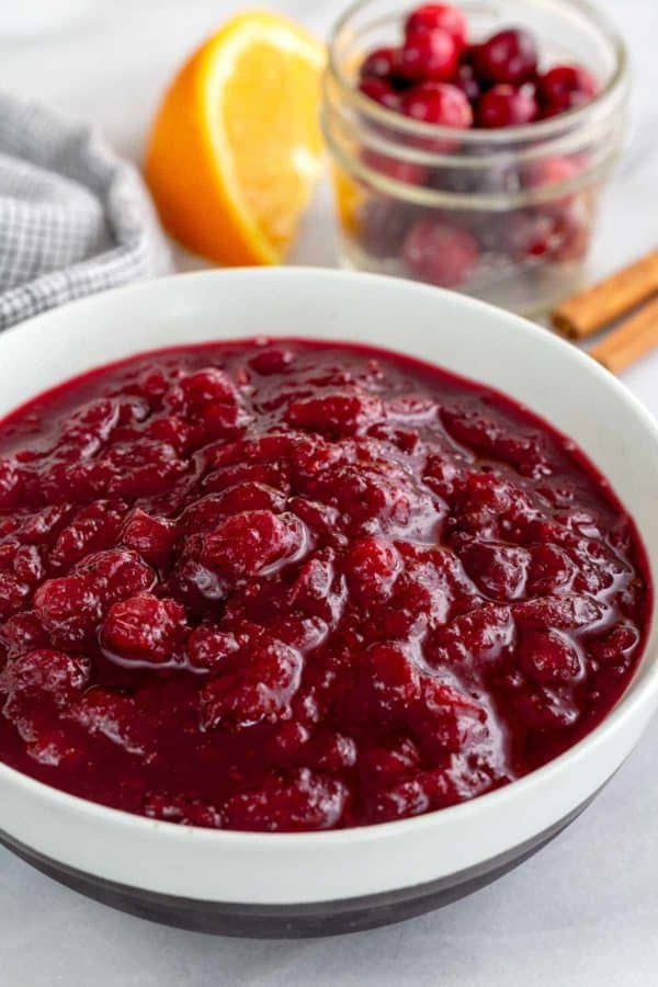 碗速溶锅蔓越桔酱