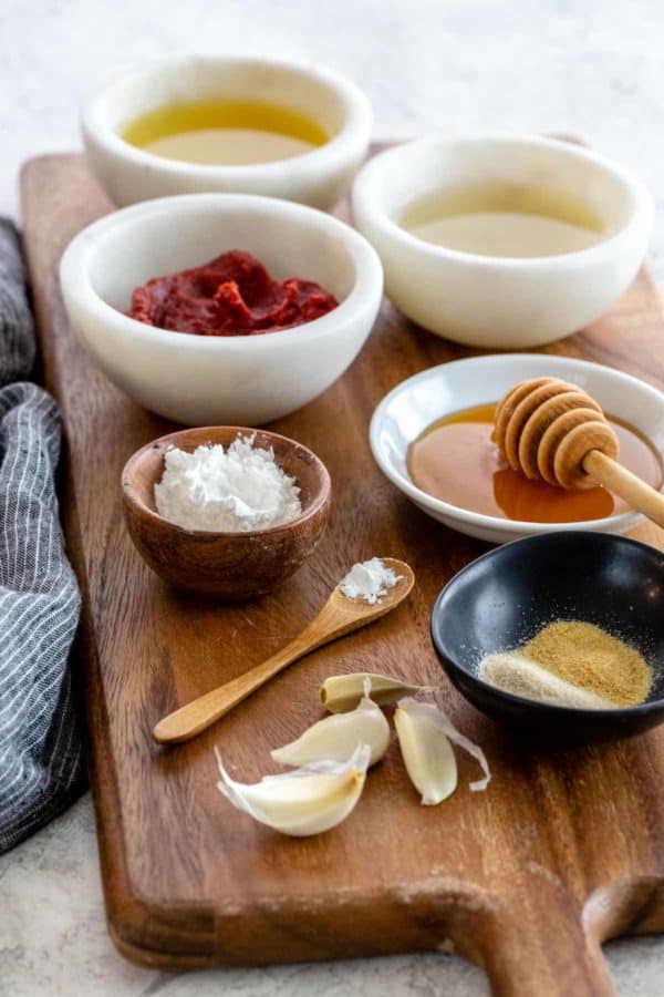 预先分配在单个碗中的成分