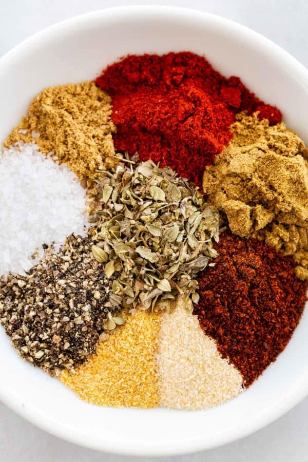 成分制作自己的炸玉米饼调味料