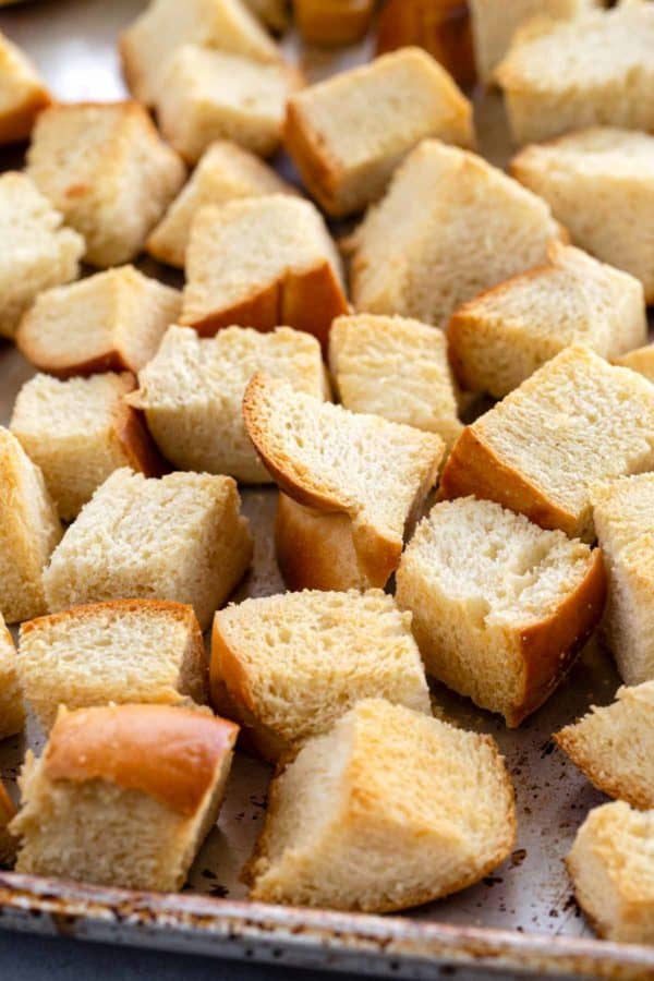 面包立方体在烤板