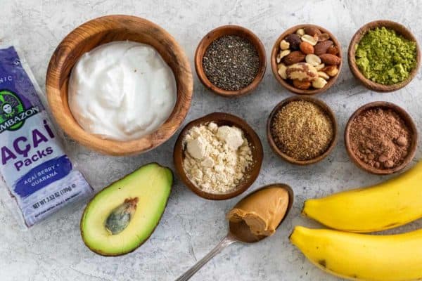 添加到冰沙中的营养增强剂