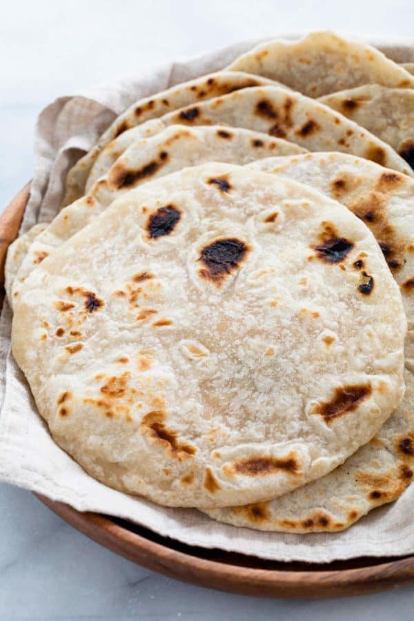 自制的面粉玉米饼