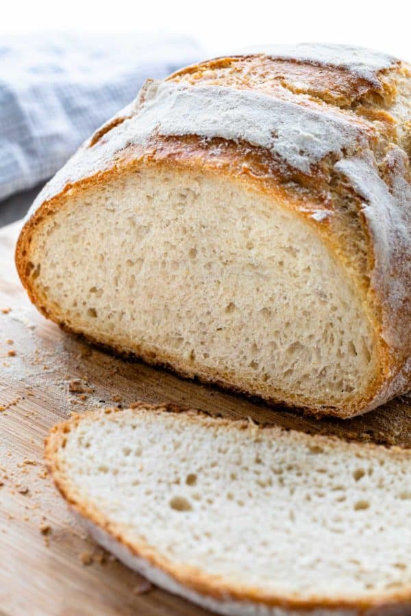 面包大面包切开露出内部