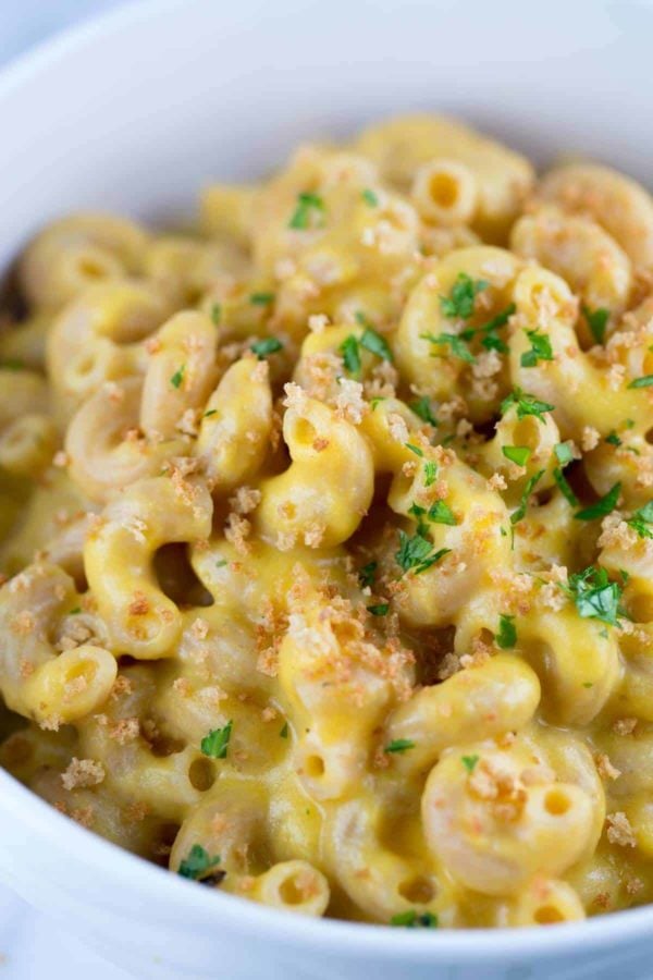 冬南瓜通心粉和奶酪