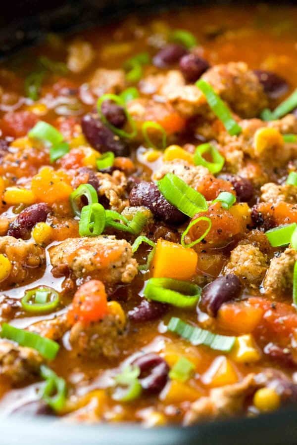 用慢火炖土耳其辣椒