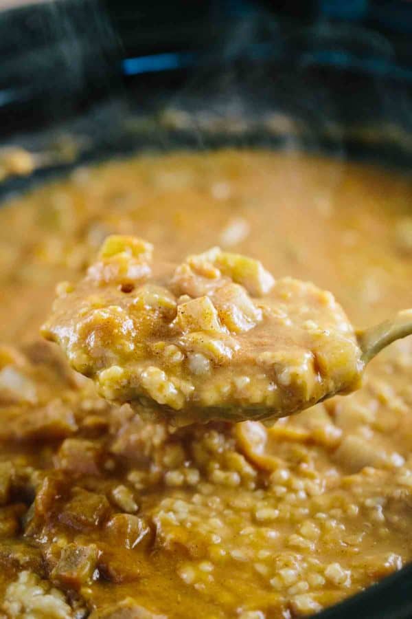 匙子钢切燕麦粥在混乱里面