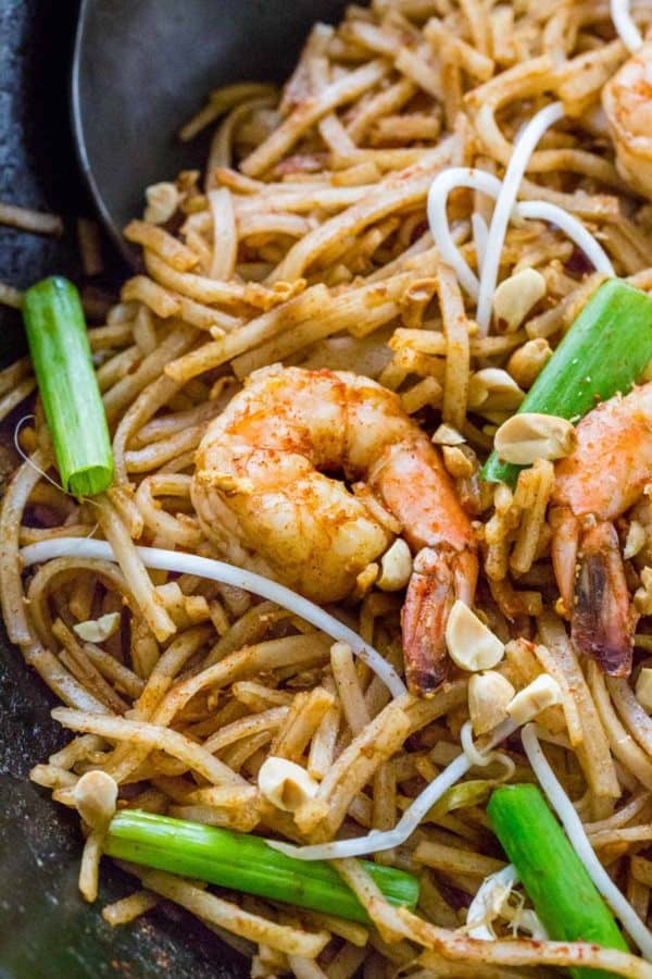 虾垫泰国用花生和葱