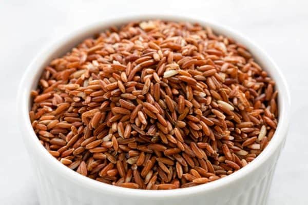 红色的货物大米